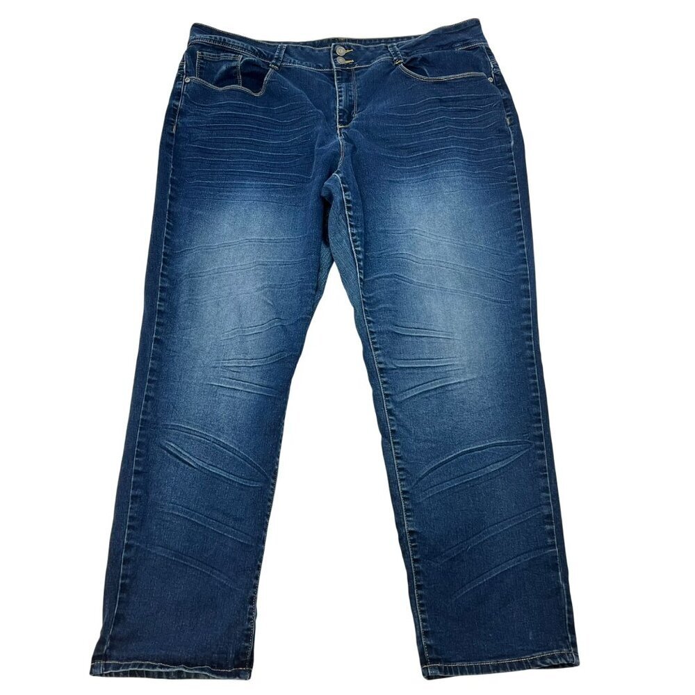 Revolt Women’s Straight Leg Jeans High Rise Size 25